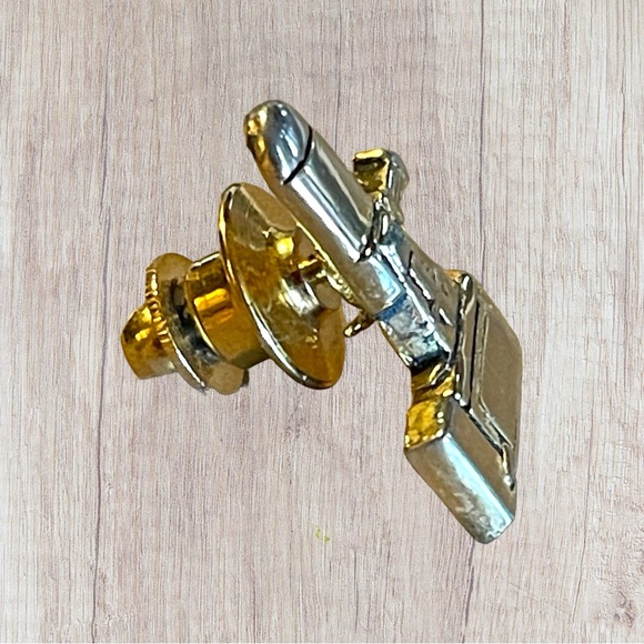 Vintage 10K Yellow Gold Men’s Tie Pin Tackle Clasp lighter/ Cigarette looks? - Picture 2 of 8